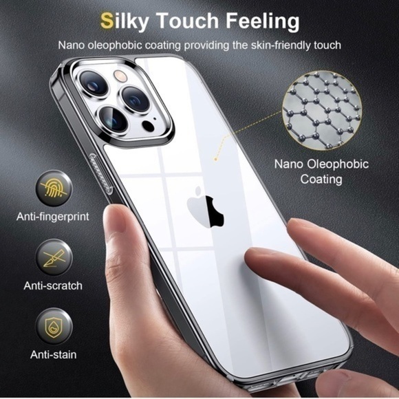 Crystal Clear Slim Protective Case for iPhone 14 Pro Max Case 6.7'' - Picture 4 of 12